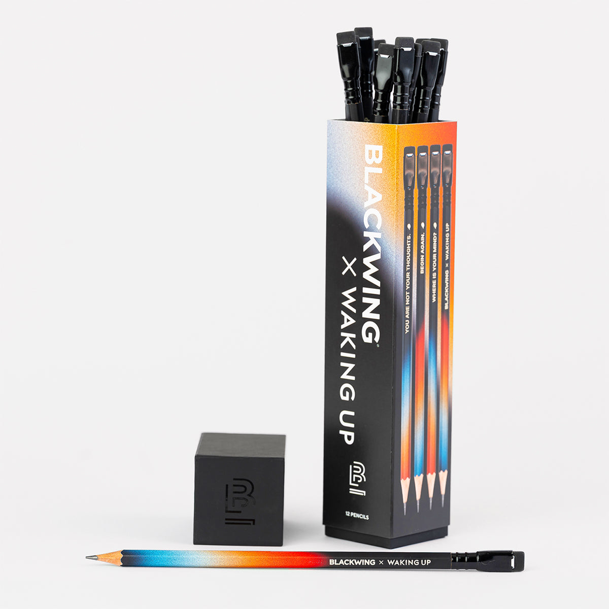 【2枚セット】DEVISE WORKS XWAG BLKSTEN 黒/黒モデル Blackwing x Waking Up Pencils (Set of 12) – The Waking Up Shop