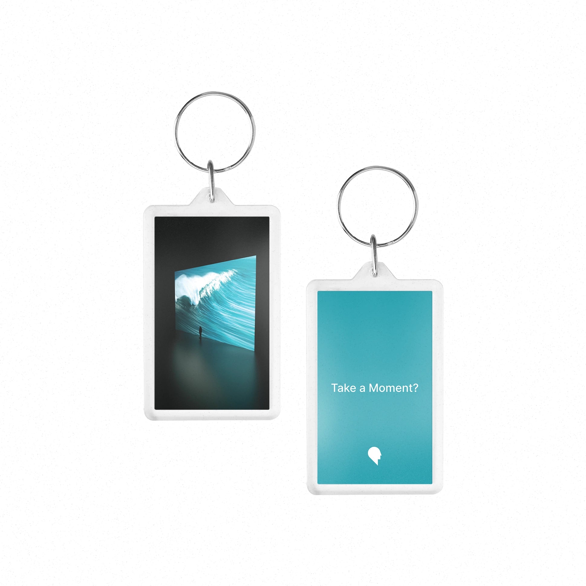 Wave Wall Moment Acrylic Keychain – The Waking Up Shop